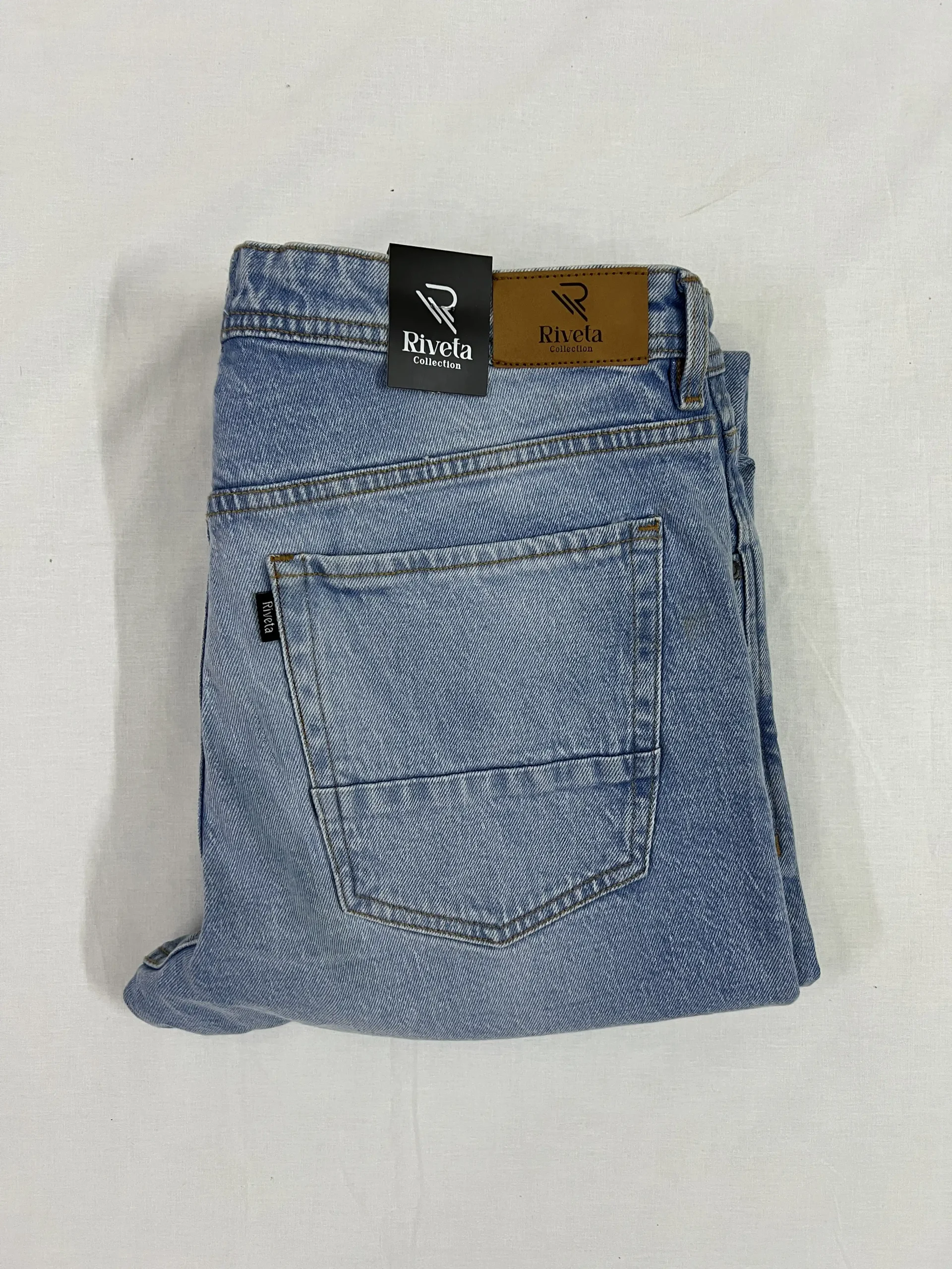 Ice Blue Relaxed Fit Denim ice blue relaxed fit denim