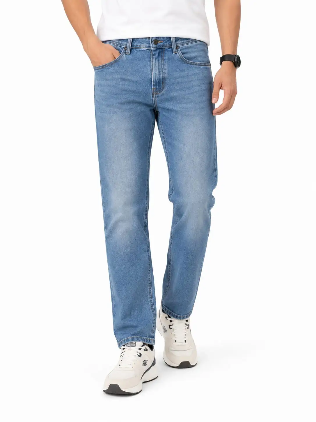 Ice Blue Relaxed Fit Denim ice blue relaxed fit denim